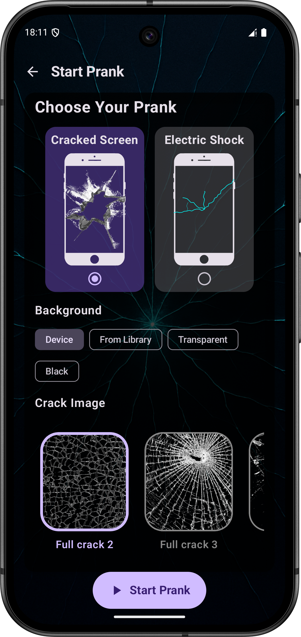 Crackie app screenshot 2