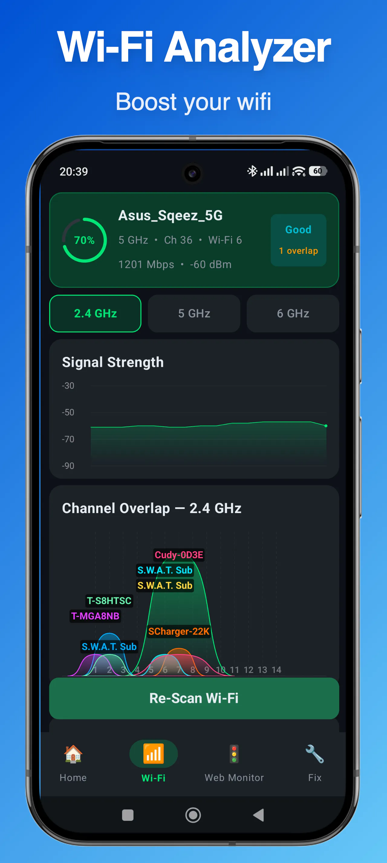 Network Analyzer app screenshot